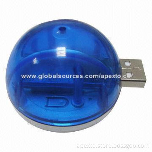 Ball USB Flash Drives with 32MB to 16GB Memory Capacity
